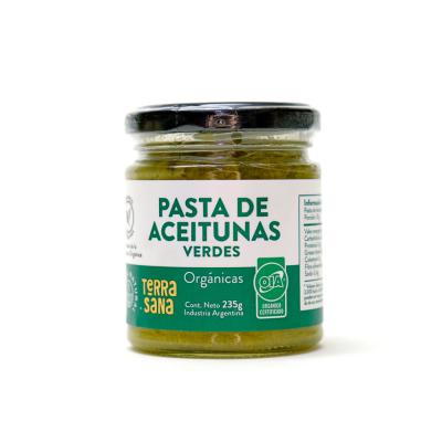 Terra Sana Pasta Aceitunas Verdes Orgánicas - 235gr